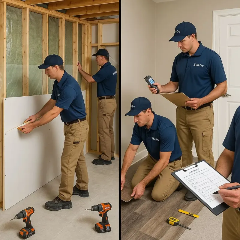Repairs and Reconstruction process in South Alamo, TX